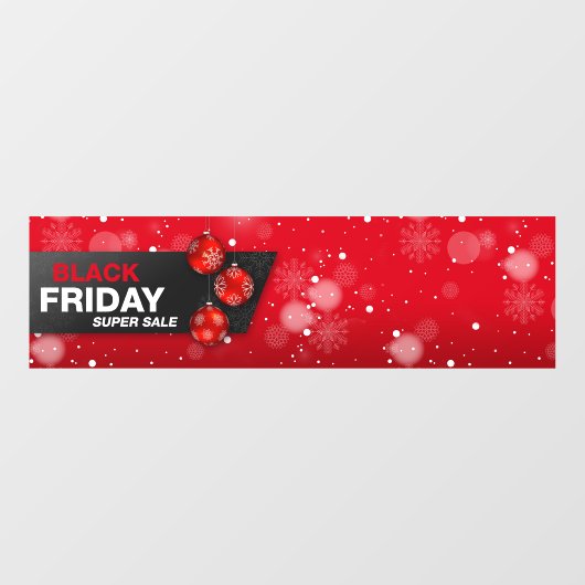 ブラックフライデーすごいセール長いバナーウィンドウの固定 ウィンドウサイン (シート)