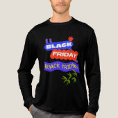“ブラックフライデーの雰囲気 – 買って、制覇して、繰り返す。” トライブレンドＴシャツ (正面)