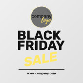 ブラックフライデーはっきりしたセールのロゴマーケティング ウィンドウサイン (シート)