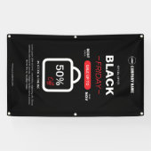 ブラックフライデーカスタムロゴバナー 横断幕 (横)