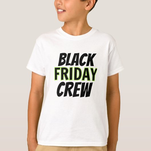 ブラックフライデークルー Tシャツ (正面)