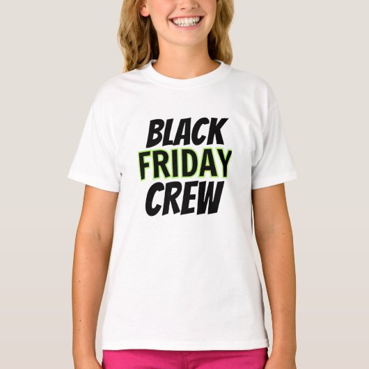 ブラックフライデークルー Tシャツ (正面)