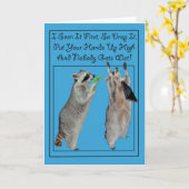 ブラックフライデーグリーティングカード カード (黄色い花)