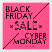 ブラックフライデーサイバーマンデーセール ウィンドウサイン (シート)