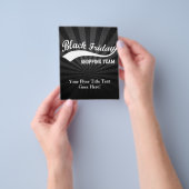 ブラックフライデーショッピングチーム チラシ (手)