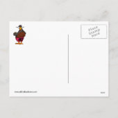 ブラックフライデーショッピングユーモアポストカード シーズンポストカード (裏面)