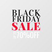 ブラックフライデーシンプルセールはっきりした ウィンドウサイン (シート)