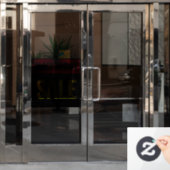 ブラックフライデーシンプルセールRed & Yellow ウィンドウサイン (オフィスドア)