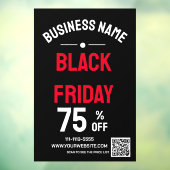 ブラックフライデーストアセールブラック ウィンドウサイン (シート3)