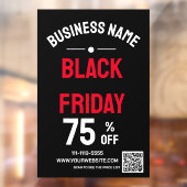 ブラックフライデーストアセールブラック ウィンドウサイン (シート2)