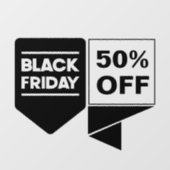 ブラックフライデーストア販売カスタム窓にしがみつく ウィンドウサイン (シート)