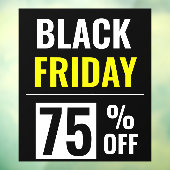 ブラックフライデーストア販売割引 ウィンドウサイン (シート3)