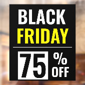 ブラックフライデーストア販売割引 ウィンドウサイン (シート2)