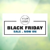 ブラックフライデーセールとビジネスロゴ ウィンドウサイン (シート3)