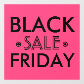 ブラックフライデーセールのウィンドウ ウィンドウサイン (シート)