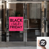 ブラックフライデーセールのウィンドウ ウィンドウサイン (オフィスドア)