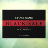 ブラックフライデーセールのウィンドウ ウィンドウサイン (シート3)