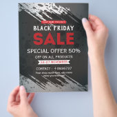 ブラックフライデーセールのチラシ チラシ (手)