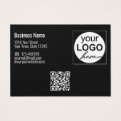 ブラックフライデーセールのピンクボウQRコード割引カード (裏面)