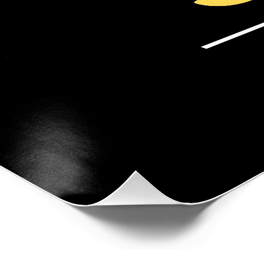 ブラックフライデーセール黄色の会社独自のロゴサイト ポスター (コーナー)