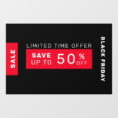 ブラックフライデーセール ウィンドウサイン (シート)