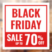 ブラックフライデーセール モダンな大胆な小売業 ウィンドウサイン (シート2)