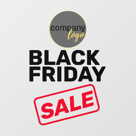ブラックフライデーセール 大胆な ビジネス ロゴ マーケティング ウィンドウサイン