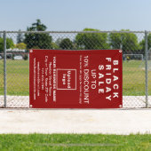 ブラックフライデーセール(赤いバナー) 横断幕 (インサイチュ)