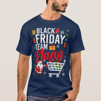 ブラックフライデーチームナナカワイクリスマスショッピング値リスト Tシャツ