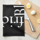 ブラックフライデーデザイン キッチンタオル (四つ折り)