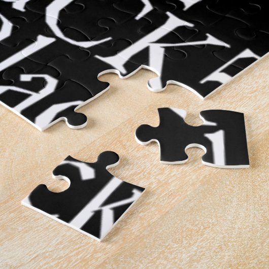 ブラックフライデーデザイン ジグソーパズル (側面)