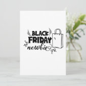 ブラックフライデーニュービーショッピングおもしろいショッパー セーブザデート (スタンド正面)