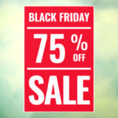 ブラックフライデーパーセンテージオフ販売カスタム倉庫 ウィンドウサイン (シート3)