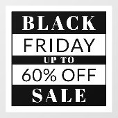 ブラックフライデービジネスストア販売割引オフ ウィンドウサイン (シート)