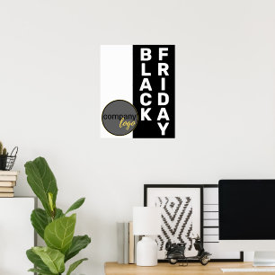 ブラックフライデービジネスロゴショッピングプロモーション ポスター