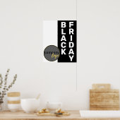 ブラックフライデービジネスロゴショッピングプロモーション ポスター (キッチン)