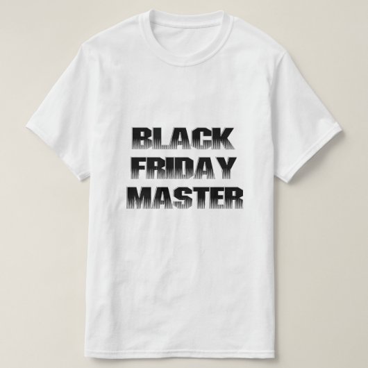 ブラックフライデーマスター Tシャツ (デザイン正面)