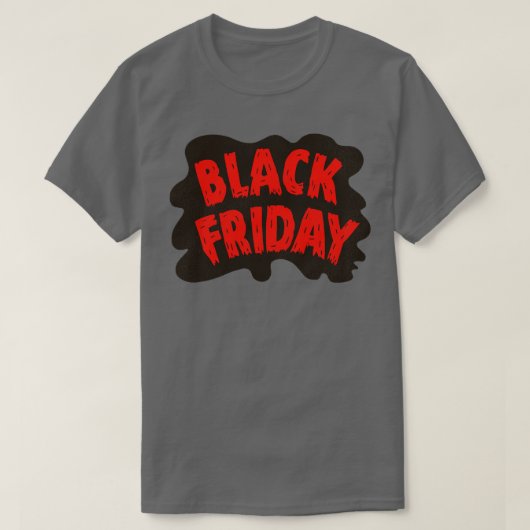ブラックフライデーヴィンテージホラー Tシャツ (デザイン正面)