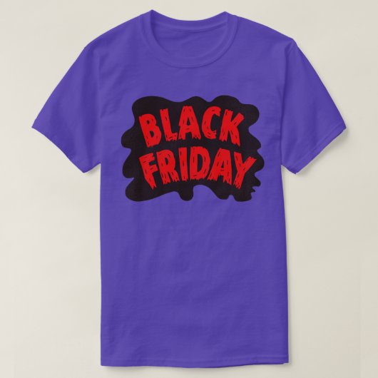 ブラックフライデーヴィンテージホラー Tシャツ (デザイン正面)