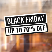 ブラックフライデー割引 アピール店舗用プレート看板 ウィンドウサイン (シート2)