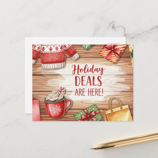 ブラックフライデー&サイバー月曜日 ポストカード (正面/裏面インサイチュ)