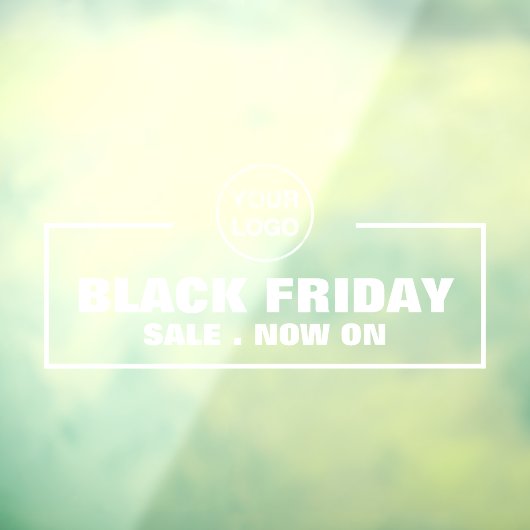 ブラックフライデー セールとビジネス ロゴ ウィンドウサイン (シート3)