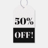 ブラックフライデー – セール%オフ ギフトタグ (裏面)