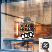 ブラックフライデー セール 太字 ビジネス ロゴ マーケティング ウィンドウサイン (カフェ窓)