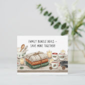 ブラックフライデー ポストカード (スタンド正面)