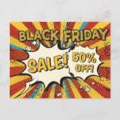 ブラックフライデー ポストカード (正面)