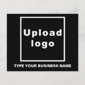 ブラックフライヤー上の事業用製品又はサービス チラシ (裏面)