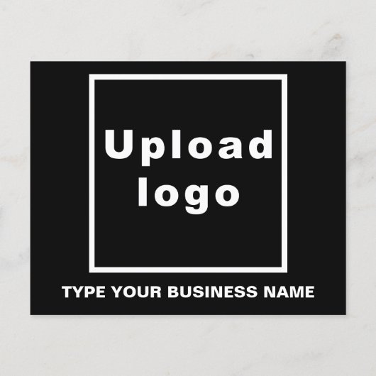 ブラックフライヤー上の事業用製品又はサービス チラシ (裏面)