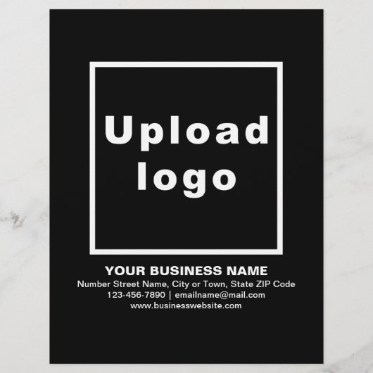 ブラックフライヤー上の事業用製品又はサービス チラシ (裏面)