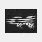 ブラックフラグ フリースブランケット (正面(横))